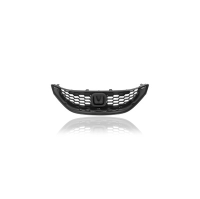 Grille For 71121TR3A01 13-15 Honda Civic Sedan LX/EX/EXL/SE/HF/NG/1.8L (Exclude SI/2.4L) - Matte-Black - Textured - With Emblem Provision Grille For 71121TR3A01 13-15 Honda Civic Sedan LX/EX/EXL/SE/HF/NG/1.8L (Exclude SI/2.4L) - Matte-Black - Textured - With Emblem Provision
