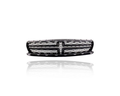 Grille - Compatible/Replacement for '15-22 Dodge Charger SXT/RT - Main Upper Frame Glossy Black Crosshair Insert - 5PP33DX8AB CAPA Grille - Compatible/Replacement for '15-22 Dodge Charger SXT/RT - Main Upper Frame Glossy Black Crosshair Insert - 5PP33DX8AB CAPA