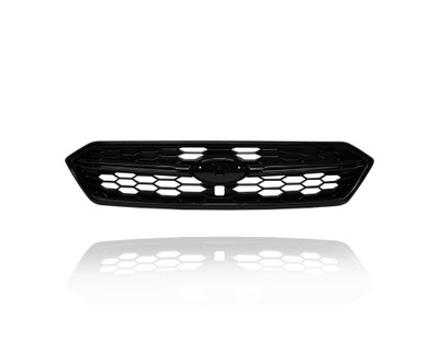 Grille - Compatible/Replacement for '18-21 Subaru WRX - Main Upper, Glossy Dark Gray, With Emblem Provision - 91121VA150