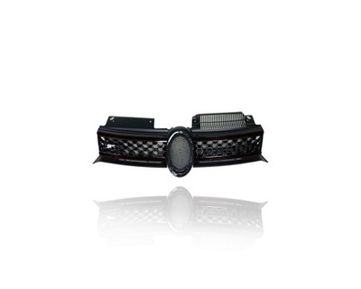 Grille - Compatible/Replacement for '10-14 Volkswagen VW GTI - Black, With Emblem Provision - 5K0853651AKATK Grille - Compatible/Replacement for '10-14 Volkswagen VW GTI - Black, With Emblem Provision - 5K0853651AKATK