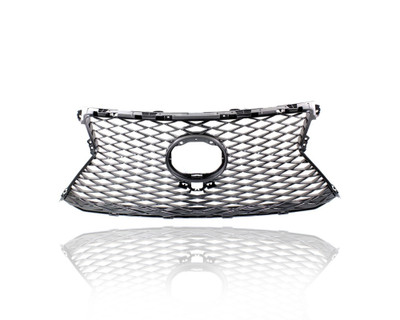 Grille - Compatible/Replacement for '15-17 Lexus NX200T/300 F-Sport - Main Upper Emblem, Silver Gray Wire Mesh Insert, With Emblem Provision - 5311178060 Grille - Compatible/Replacement for '15-17 Lexus NX200T/300 F-Sport - Main Upper Emblem, Silver Gray Wire Mesh Insert, With Emblem Provision - 5311178060