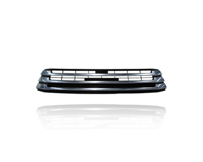 Grille - Compatible/Replacement for '17-19 Toyota Highlander/Hybrid Limited - Front Bumper Lower, Chrome Frame Without Camera Hole - 531020E080 CAPA Grille - Compatible/Replacement for '17-19 Toyota Highlander/Hybrid Limited - Front Bumper Lower, Chrome Frame Without Camera Hole - 531020E080 CAPA