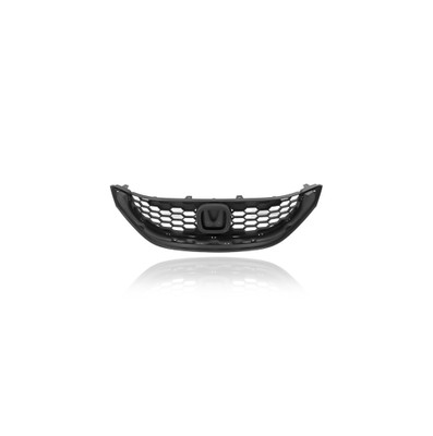 Grille For 71121TR3A01 13-15 Honda Civic Sedan LX/EX/EXL/SE/HF/NG/1.8L (Exclude SI/2.4L) - Matte Dark Gray - Textured, CAPA- Certified - With Emblem Provision Grille For 71121TR3A01 13-15 Honda Civic Sedan LX/EX/EXL/SE/HF/NG/1.8L (Exclude SI/2.4L) - Matte Dark Gray - Textured, CAPA- Certified - With Emblem Provision