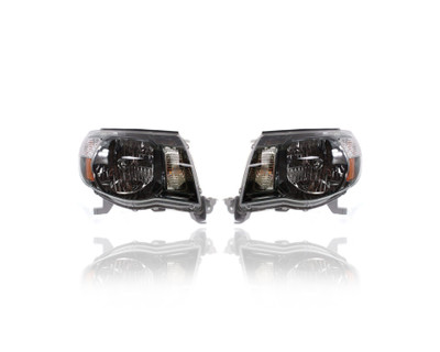 Headlight Assembly For 05-11 Toyota Tacoma 4.0L Prerunner/X-Runner/Base - Left Driver + Right Passenger, Set Pair - 8111004173, 8115004173 - CAPA Certified Headlight Assembly For 05-11 Toyota Tacoma 4.0L Prerunner/X-Runner/Base - Left Driver + Right Passenger, Set Pair - 8111004173, 8115004173 - CAPA Certified