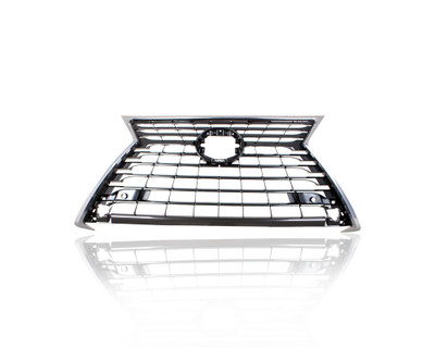 Grille - Compatible/Replacement for '18-19 Lexus NX200t/300/300h Base - Main Chrome Frame, Black Bar Insert With Sensor Hole, With Emblem Provision - 5310178140 Grille - Compatible/Replacement for '18-19 Lexus NX200t/300/300h Base - Main Chrome Frame, Black Bar Insert With Sensor Hole, With Emblem Provision - 5310178140