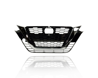 Grille - Compatible/Replacement for '19-22 Nissan Altima Platinum/Edition One - Black Frame, Chrome Trim Insert With Camera Hole, With Emblem Provision - 623106CA2A Grille - Compatible/Replacement for '19-22 Nissan Altima Platinum/Edition One - Black Frame, Chrome Trim Insert With Camera Hole, With Emblem Provision - 623106CA2A
