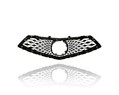 Grille - Compatible/Replacement for '19-21 Acura RDX Base/SH-AWD - Main Upper, Glossy Black Insert, With Emblem Provision - 71121TJBA00 Grille - Compatible/Replacement for '19-21 Acura RDX Base/SH-AWD - Main Upper, Glossy Black Insert, With Emblem Provision - 71121TJBA00