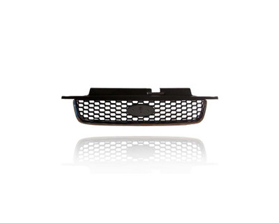 Grille - Compatible/Replacement for '01-04 Ford Escape XLT/Limited - Chrome Outer Frame Black Insert, With Emblem Provision - YL8Z17B968BA Grille - Compatible/Replacement for '01-04 Ford Escape XLT/Limited - Chrome Outer Frame Black Insert, With Emblem Provision - YL8Z17B968BA