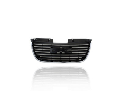 Grille - Compatible/Replacement for '07-14 GMC Yukon/XL - Matte Black With Chrome Frame, With Emblem Provision - 22761714 Grille - Compatible/Replacement for '07-14 GMC Yukon/XL - Matte Black With Chrome Frame, With Emblem Provision - 22761714