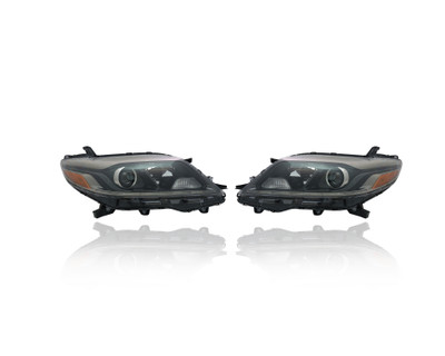 Headlight Assembly For TO2503231; TO2502231 15-19 Toyota Sienna SE Model - Pair Left and Right Set, With LED Daytime Running Light, NSF Headlight Assembly For TO2503231; TO2502231 15-19 Toyota Sienna SE Model - Pair Left and Right Set, With LED Daytime Running Light, NSF