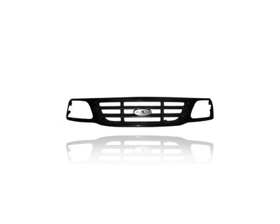 Grille - Compatible/Replacement for '99-04 Ford F-150/Heritage - Black Frame/Crossbar Insert, With Emblem Provision - 3L3Z8200DA Grille - Compatible/Replacement for '99-04 Ford F-150/Heritage - Black Frame/Crossbar Insert, With Emblem Provision - 3L3Z8200DA