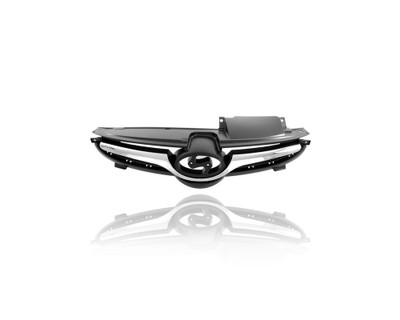 Grille - Compatible/Replacement for '14-16 Hyundai Elantra Sedan Sport/Limited - Main Upper, Chrome Trim Black Insert, With Emblem Provision - 863503X710 Grille - Compatible/Replacement for '14-16 Hyundai Elantra Sedan Sport/Limited - Main Upper, Chrome Trim Black Insert, With Emblem Provision - 863503X710