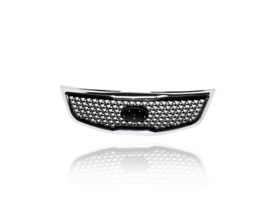 Grille - Compatible/Replacement for '14-16 Kia Sportage LX/EX/2.4L-Only - Main Upper, Chrome Frame Black Insert, With Emblem Provision - 863503W500 Grille - Compatible/Replacement for '14-16 Kia Sportage LX/EX/2.4L-Only - Main Upper, Chrome Frame Black Insert, With Emblem Provision - 863503W500