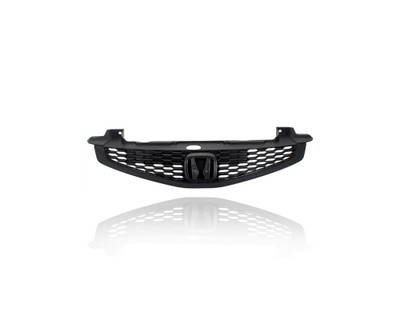 Grille - Compatible/Replacement for '12-13 Honda Civic Coupe (Exclude SI/2.4L) - Main Black, With Emblem Provision - 71121TS8A01 CAPA Grille - Compatible/Replacement for '12-13 Honda Civic Coupe (Exclude SI/2.4L) - Main Black, With Emblem Provision - 71121TS8A01 CAPA