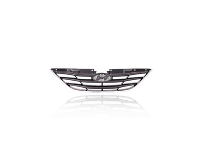 Grille - Compatible/Replacement for '11-13 Hyundai Sonata GLS - Main Upper, Chrome Frame Black Insert, With Emblem Provision - 863503S000 Grille - Compatible/Replacement for '11-13 Hyundai Sonata GLS - Main Upper, Chrome Frame Black Insert, With Emblem Provision - 863503S000