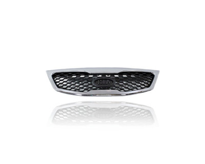 Grille - Compatible/Replacement for '11-13 Kia Sorento Base/LX/EX - Main Upper Chrome Frame, Black Insert, With Emblem Provision - 863502P000 Grille - Compatible/Replacement for '11-13 Kia Sorento Base/LX/EX - Main Upper Chrome Frame, Black Insert, With Emblem Provision - 863502P000