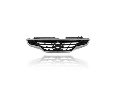 Grille - Compatible/Replacement for '10-13 Nissan Altima Coupe - Chrome Frame, Black Insert, With Emblem Provision - 62070ZX10A Grille - Compatible/Replacement for '10-13 Nissan Altima Coupe - Chrome Frame, Black Insert, With Emblem Provision - 62070ZX10A