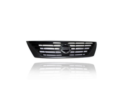 Grille - Compatible/Replacement for '12-14 Nissan Versa Sedan S/Plus - Main Black Frame/Insert, With Emblem Provision - 623103BA0A CAPA Grille - Compatible/Replacement for '12-14 Nissan Versa Sedan S/Plus - Main Black Frame/Insert, With Emblem Provision - 623103BA0A CAPA