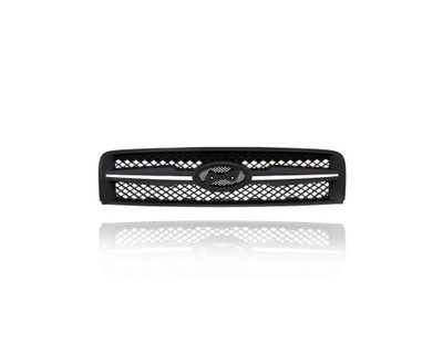 Grille - Compatible/Replacement for '05-08 Hyundai Tucson - Main Upper, Black Frame/Insert Chrome Trim, With Emblem Provision - 863502E000