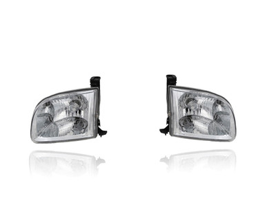 Headlight Assembly For 00-04 Toyota Tundra (Exclude Double Cab) - Pair, Left Driver + Right Passenger Set - CAPA - 811100C010, 811500C010 Headlight Assembly For 00-04 Toyota Tundra (Exclude Double Cab) - Pair, Left Driver + Right Passenger Set - CAPA - 811100C010, 811500C010