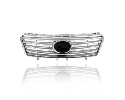 Grille - Compatible/Replacement for '10-12 Lexus ES350 - Main Upper Black Frame, Silver Insert Without Sensor Hole, With Emblem Provision - 5311233080 Grille - Compatible/Replacement for '10-12 Lexus ES350 - Main Upper Black Frame, Silver Insert Without Sensor Hole, With Emblem Provision - 5311233080