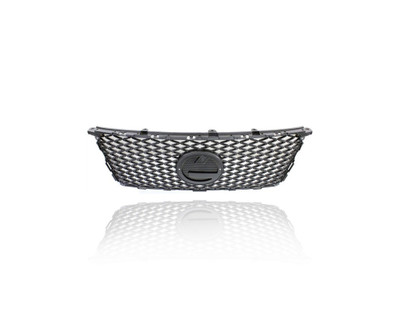 Grille - Compatible/Replacement for '11-13 Lexus IS250/350, 13-15 IS250c/350c F-Sport - Main Upper Black Wire Mesh Insert, With Emblem Provision - 5311253220