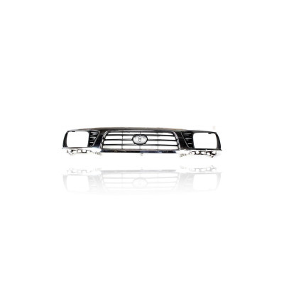 Grille - Compatible/Replacement for '95-97 Toyota Tacoma 4WD - Main Upper, Chrome Frame Black Insert, With Emblem Provision - 5310035340 Grille - Compatible/Replacement for '95-97 Toyota Tacoma 4WD - Main Upper, Chrome Frame Black Insert, With Emblem Provision - 5310035340