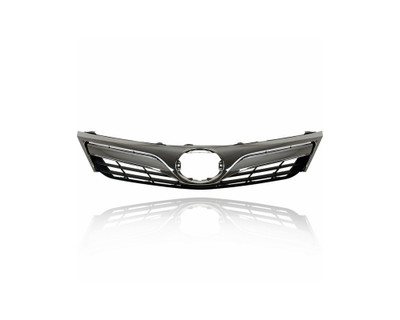 Grille - Compatible/Replacement for '12-14 Toyota Camry LE/XLE - Chrome Frame, Black Insert, With Emblem Provision - 5310106560 CAPA Grille - Compatible/Replacement for '12-14 Toyota Camry LE/XLE - Chrome Frame, Black Insert, With Emblem Provision - 5310106560 CAPA