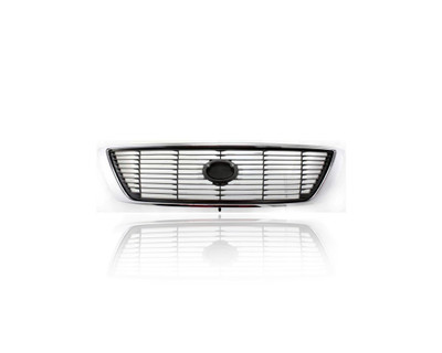 Grille - Compatible/Replacement for '95-97 Toyota Avalon - Chrome Frame, Gray Insert, With Emblem Provision - 53100AC010 Grille - Compatible/Replacement for '95-97 Toyota Avalon - Chrome Frame, Gray Insert, With Emblem Provision - 53100AC010