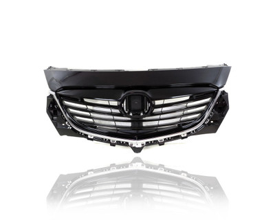 Grille - Compatible/Replacement for '13-15 Mazda CX-9 - Main Upper Black Frame/Insert, Chrome Trim, With Emblem Provision - TK2150710DPZ CAPA Grille - Compatible/Replacement for '13-15 Mazda CX-9 - Main Upper Black Frame/Insert, Chrome Trim, With Emblem Provision - TK2150710DPZ CAPA