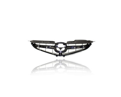 Grille - Compatible/Replacement for '08-10 Mazda Mazda5 - Main Upper Emblem, Black Frame Insert, With Emblem Provision - C29150712B Grille - Compatible/Replacement for '08-10 Mazda Mazda5 - Main Upper Emblem, Black Frame Insert, With Emblem Provision - C29150712B