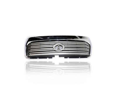 Grille - Compatible/Replacement for '14-17 Toyota Tundra Limited - Main Upper Chrome Frame Billet Insert, With Emblem Provision - 531000C310 Grille - Compatible/Replacement for '14-17 Toyota Tundra Limited - Main Upper Chrome Frame Billet Insert, With Emblem Provision - 531000C310