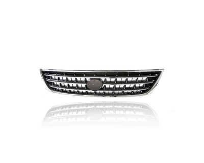 Grille - Compatible/Replacement for '03-04 Toyota Avalon - Chrome Frame, Black Insert, With Emblem Provision - 53100AC060