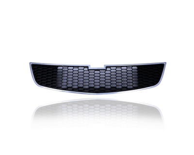 Grille - Compatible/Replacement for '11-14 Chevrolet Cruze - LS/LT/LTZ Diesel - Front Bumper Center, Chrome Frame Black Insert - 95225615 CAPA Grille - Compatible/Replacement for '11-14 Chevrolet Cruze - LS/LT/LTZ Diesel - Front Bumper Center, Chrome Frame Black Insert - 95225615 CAPA