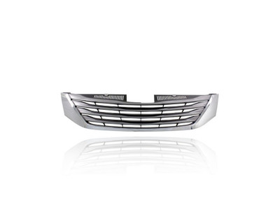 Grille - Compatible/Replacement for '15-17 Toyota Sienna XLE/Limited - Main Upper Chrome Frame, Gray Insert Without Cruise Sensor Hole - 5310108040 Grille - Compatible/Replacement for '15-17 Toyota Sienna XLE/Limited - Main Upper Chrome Frame, Gray Insert Without Cruise Sensor Hole - 5310108040