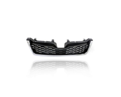 Grille - Compatible/Replacement for '14-16 Subaru Forester 2.0XT Premium/Touring - Lower Section, Chrome Frame Black Insert - 91121SG060