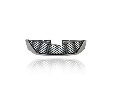 Grille - Compatible/Replacement for '11-17 Toyota Sienna SE - Main Upper Chrome Frame, Black Wire Mesh Insert Without Cruise Sensor Hole - 5310108120 Grille - Compatible/Replacement for '11-17 Toyota Sienna SE - Main Upper Chrome Frame, Black Wire Mesh Insert Without Cruise Sensor Hole - 5310108120