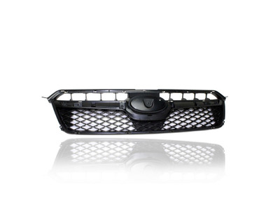 Grille - Compatible/Replacement for '13-15 Subaru XV Crosstrek/Hybrid - Main Upper Black Frame Insert, With Emblem Provision - 91122FJ020 CAPA Grille - Compatible/Replacement for '13-15 Subaru XV Crosstrek/Hybrid - Main Upper Black Frame Insert, With Emblem Provision - 91122FJ020 CAPA