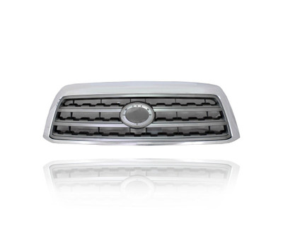Grille - Compatible/Replacement for '08-17 Toyota Sequoia Limited/Platinum - Chrome Frame Silver Insert, With Emblem Provision - 531000C190 Grille - Compatible/Replacement for '08-17 Toyota Sequoia Limited/Platinum - Chrome Frame Silver Insert, With Emblem Provision - 531000C190