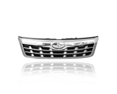Grille - Compatible/Replacement for '11-13 Subaru Forester - Chrome Frame Gray Insert, With Emblem Provision - 91121SC040 CAPA Grille - Compatible/Replacement for '11-13 Subaru Forester - Chrome Frame Gray Insert, With Emblem Provision - 91121SC040 CAPA