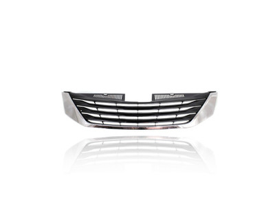 Grille - Compatible/Replacement for '11-14 Toyota Sienna LE - Main Upper Chrome Frame, Black Insert Without Cruise Sensor Hole - 5310108080 Grille - Compatible/Replacement for '11-14 Toyota Sienna LE - Main Upper Chrome Frame, Black Insert Without Cruise Sensor Hole - 5310108080