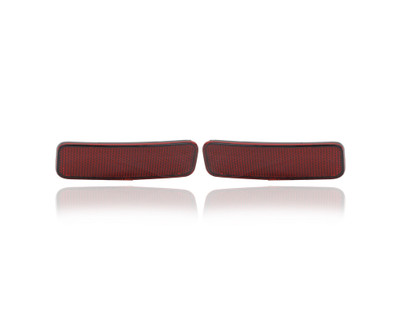 Bumper Reflector - Compatible/Replacement for '21-22 Ford Bronco Sport - Rear - Pair, Left Driver + Right Passenger Set - M1PZ13A565A, M1PZ13A565B - CAPA Bumper Reflector - Compatible/Replacement for '21-22 Ford Bronco Sport - Rear - Pair, Left Driver + Right Passenger Set - M1PZ13A565A, M1PZ13A565B - CAPA