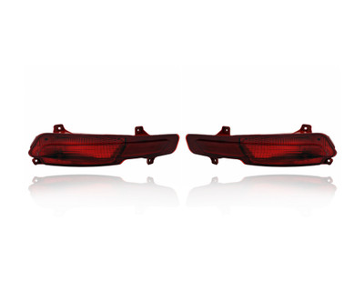 Bumper Reflector - Compatible/Replacement for '20-22 Kia Telluride LX/S - Rear - Pair, Left Driver + Right Passenger Set - 92406S9000, 92405S9000 Bumper Reflector - Compatible/Replacement for '20-22 Kia Telluride LX/S - Rear - Pair, Left Driver + Right Passenger Set - 92406S9000, 92405S9000