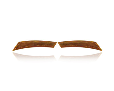 Bumper Reflector - Compatible/Replacement for '22-23 Nissan Frontier - Front - Pair, Left Driver + Right Passenger Set - 261409BU0B, 261459BU0B Bumper Reflector - Compatible/Replacement for '22-23 Nissan Frontier - Front - Pair, Left Driver + Right Passenger Set - 261409BU0B, 261459BU0B
