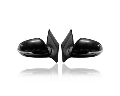 Door Mirror - Compatible/Replacement for '18-22 Hyundai Accent Sedan Limited - Powered, Heated With Signal Lamp, Unpainted - Pair, Left Driver + Right Passenger Set - 87620J0070, 87610J0110 Door Mirror - Compatible/Replacement for '18-22 Hyundai Accent Sedan Limited - Powered, Heated With Signal Lamp, Unpainted - Pair, Left Driver + Right Passenger Set - 87620J0070, 87610J0110