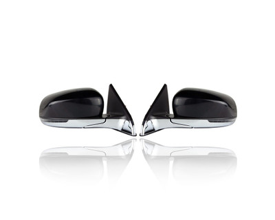 Door Mirror - Compatible/Replacement for '17-21 Jeep Compass - Powered, Heated With Blind Spot, Chrome Primed Gray Cover - Pair, Left Driver + Right Passenger Set - 68365146AA, 68365147AA Door Mirror - Compatible/Replacement for '17-21 Jeep Compass - Powered, Heated With Blind Spot, Chrome Primed Gray Cover - Pair, Left Driver + Right Passenger Set - 68365146AA, 68365147AA