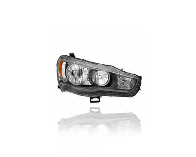 Headlight Assembly For 8301C362 09-17 Mitsubishi Lancer, 09-15 Evolution, 09-17 Sportback - Halogen, Right Hand - Passenger, NSF Headlight Assembly For 8301C362 09-17 Mitsubishi Lancer, 09-15 Evolution, 09-17 Sportback - Halogen, Right Hand - Passenger, NSF