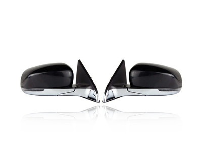 Door Mirror - Compatible/Replacement for '17-21 Jeep Compass - Powered, Heated Without Blind Spot, Chrome Primed Gray Cover - Pair, Left Driver + Right Passenger Set - 68365144AA, 68365145AA Door Mirror - Compatible/Replacement for '17-21 Jeep Compass - Powered, Heated Without Blind Spot, Chrome Primed Gray Cover - Pair, Left Driver + Right Passenger Set - 68365144AA, 68365145AA