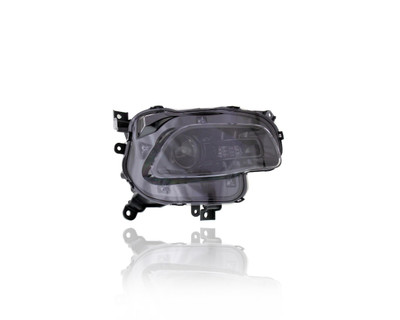 Headlight Assembly For 68102846AE 14-16 Jeep Cherokee - Halogen With Black Trim Type 1, Right Hand - Passenger, NSF