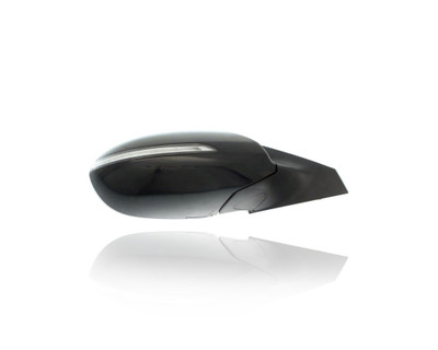 Door Mirror - Compatible/Replacement for '11-16 Kia Sportage EX - Power-Folding, Non-Heated With Signal Lamp, Unpainted - Right Hand - Passenger - 876203W555